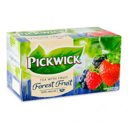 Pickwick Чай чорний  ароматизований зі шматочками лісових ягід, 20*1,5 г (8711000564332)