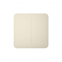 Ajax SoloButton 2-gang for LightSwitch Jeweller Ivory (000029832)
