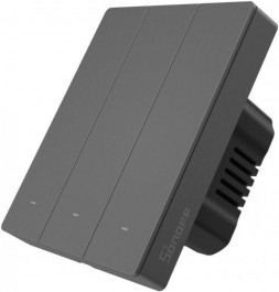 Sonoff SwitchMan M5 Smart Wall Switch Dim Gray 3-Gang w/neutral (M5-3C-80)