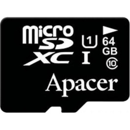 Apacer 64 GB microSDXC Class 10 UHS-I AP64GMCSX10U1-RA