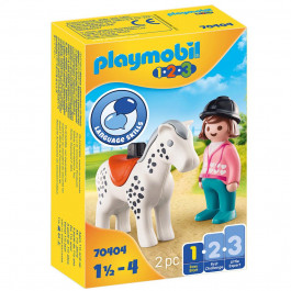 Playmobil 1.2.3 Вершник з конем (70404)