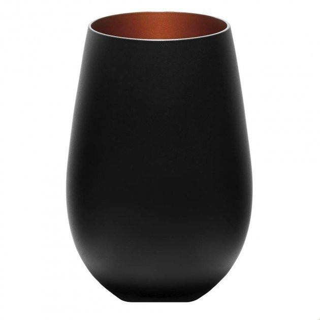 Stoelzle Склянка  Olympic матовий-чорний/бронзовий 465 мл (109-3529812) - зображення 1