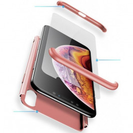 GKK 3 in 1 Hard PC Case Apple iPhone XS Max Rose Gold