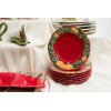 Bordallo Тарелка десертная Рождественская гирлянда 22 х 22 см (65019413) - зображення 2