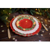 Bordallo Тарелка десертная Рождественская гирлянда 22 х 22 см (65019413) - зображення 3