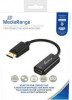 MediaRange DisplayPort to HDMI 0.15m Black (MRCS177) - зображення 1
