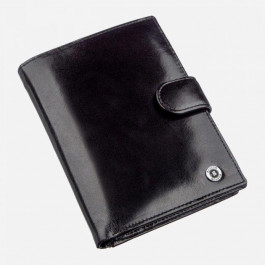 Boston Мужской кошелек кожаный  18817 Черный (leather-18817)