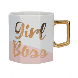 CreativeTops CT Ava & I Чашка керамическая восьмиугольная Girl Boss 450 мл (5213686)