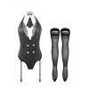 Sunspice Lingerie Сексуальний костюм секретарки L/XL , чорний, 5 предметів - зображення 3