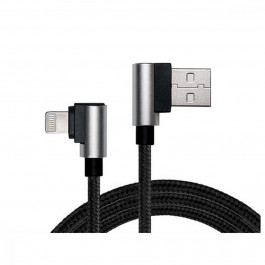 REAL-EL USB 2.0 AM to Lightning 1.0m Premium black (EL123500034)