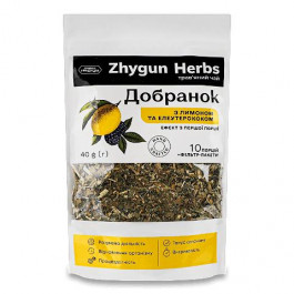 Лавка традицій Чай трав’яний «» Zhygun Herbs «Добранок» лимон та елеутерокок, 40 г (0250011832149)