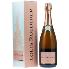 Louis Roederer Шампанське  Brut Rose Vintage 2016 Gift Box рожевий брют 12% 0.75 л (VTS1003163)