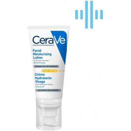 CeraVe Денний зволожуючий крем  для нормальної та сухої шкіри обличчя з SPF30 52 мл (3337875840620)
