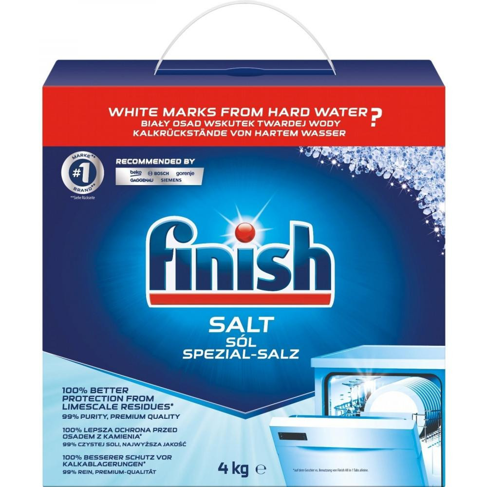 Finish Сіль для посудомийних машин 4 кг (8594002687397) - зображення 1