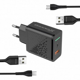Grand-X CH-650MT + Micro-USB + USB-C Black