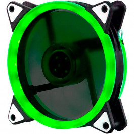 SRHX 12025 LED Dual Fan Green