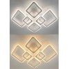 Esllse Керована світлодіодна люстра OVAL RGB 180W 7S-APP-960-750-110-WHITE/WHITE-220-IP20 (10128) - зображення 4