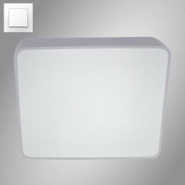 Esllse Керована світлодіодна люстра ONIX 60W S-ON/OFF-450х450х60-WHITE/WHITE-220-IP20 (10116)