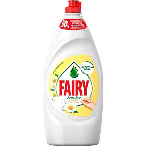 Fairy Засіб для миття посуду  Sensitive Ромашка та вітамін Е 900мл (8001090118530) - зображення 1