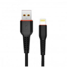 SkyDolphin S54L Soft USB to Lightning 1m Black (USB-000428)
