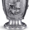 Artina Келих для вина з олова сріблястий з принтом Парусник  10317a - зображення 2