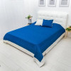 LiMaSo Покривало на ліжко синє з білим та дві наволочки  NIKKO002-061SN-M 160х220 см - зображення 1