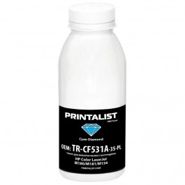 Printalist Тонер HP CLJ M180/M181/M154 35г Cyan (TR-CF531A-35-PL)