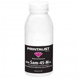 Printalist Тонер SamsungCLP-300/310, CLX-2160/3160 45г Magenta (Sam-45-M-PL)