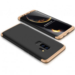 GKK 3 in 1 Hard PC Case Samsung Galaxy S9+ Gold/Black