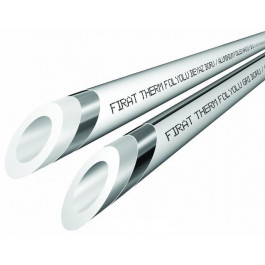 Firat Труба полипропиленовая, PP-R/AL, PN 20 бар, 63 мм, серая (7700020163)