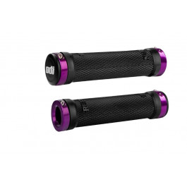 ODI Грипси  Ruffian MTB Lock-On Bonus Pack Black/Purple Clamps (чорні з фіолетовими замками)