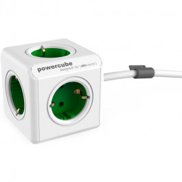Allocacoc Powercube Extended 1.5m 5р Green (1300GN/DEEXPC)