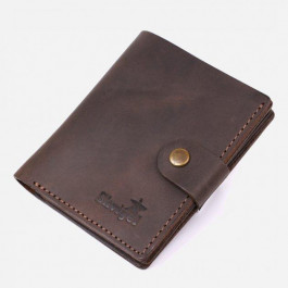 SHVIGEL Шкіряне портмоне  leather-16475 Коричневе