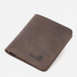 SHVIGEL Шкіряне портмоне  leather-16601 Коричневе