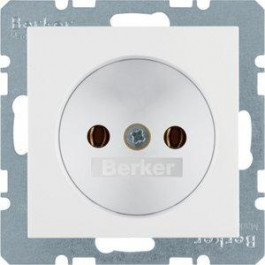 Berker Розетка без з/к, полярная белизна, 16А/250В серия S.1 (6167038989)