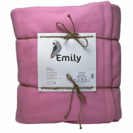 Emily Home Плед флісовий Сomfort ТМ  рожевий 150х210 см (94037227)