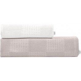 COSAS Набір рушників  Set Towel Squares White 95х130 см + Squares Coffe 75х130 см (4822052070727)