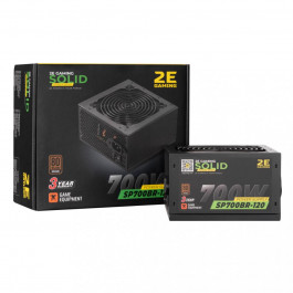 2E Gaming Power Supply SOLID 700W (2E-SP700BR-120)