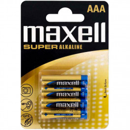 Maxell AAA LR03 SUPER BLIST 4шт (M-790336.04.EU)