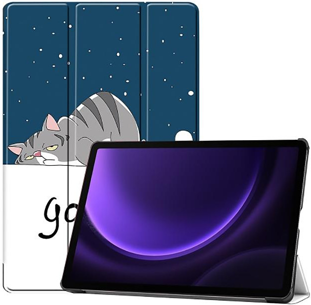 BeCover Чохол-книжка Smart Case для Samsung Galaxy Tab S9 SM-X710/S9 FE SM-X510 Good Night (710418) - зображення 1