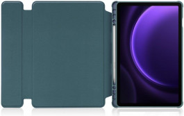 BeCover Чохол 360° для Samsung Galaxy Tab S9 SM-X710/SM-X716/S9 FE SM-X510/SM-X516B Dark Green (710434)