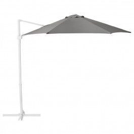 IKEA HOGON, 505.157.42, Підвісна парасоля, сірий, 270 см