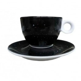 Lubiana Чашка чайна Bola 200 мл чорна, декор (204-1006.6700/2)