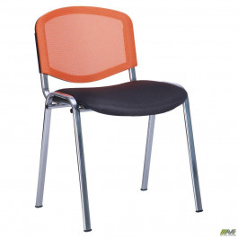 Art Metal Furniture Изо Веб хром сиденье Сетка серая/спинка Сетка оранжевая (015044)