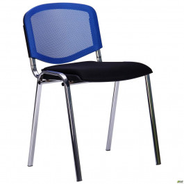 Art Metal Furniture Призма Веб хром сиденье Сетка черная/спинка Сетка синяя (015101)