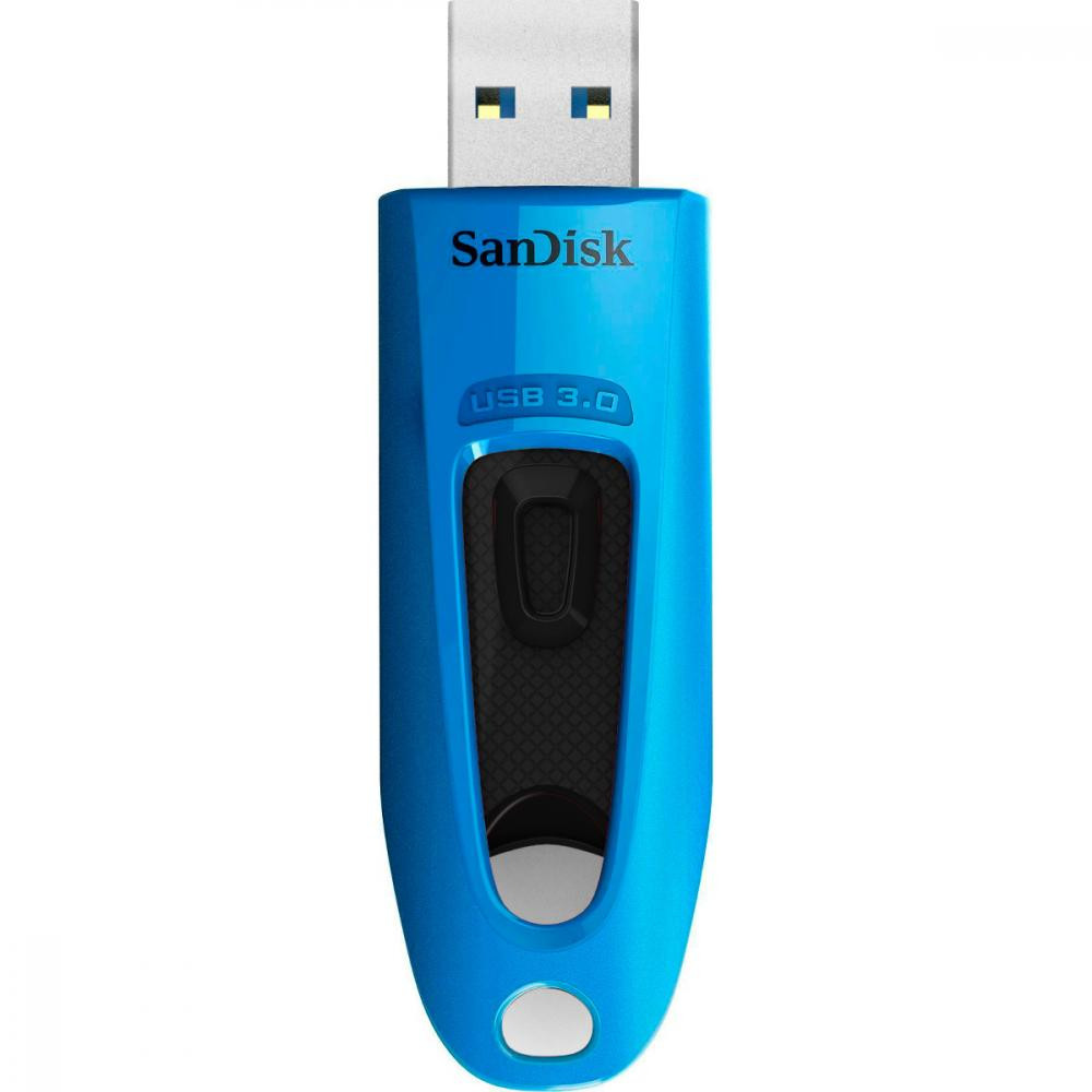 SanDisk 32 GB Ultra USB 3.0 Blue (SDCZ48-032G-U46B) - зображення 1