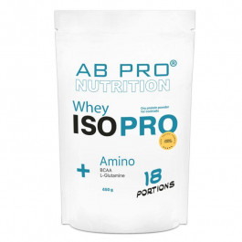 AB Pro ISO Pro Whey+ Amino 450 g /18 servings/ Полуниця з вершками