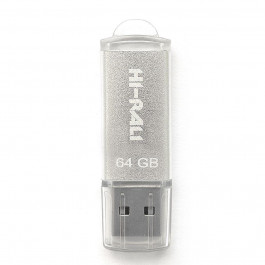 Hi-Rali 64 GB USB Flash Drive Rocket series Silver (HI-64GBVCSL)