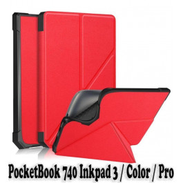 BeCover Обкладинка Ultra Slim Origami  для PocketBook 740 Inkpad 3 / Color / Pro Red (707457)