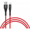 Intaleo CBRNYT1 USB 2.0 AM to Type-C 1.2m Red (1283126559464) - зображення 1